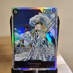 Helmeppo OP11-092 SR ONE PIECE Tcg Card Game NM BLACK - Image 1