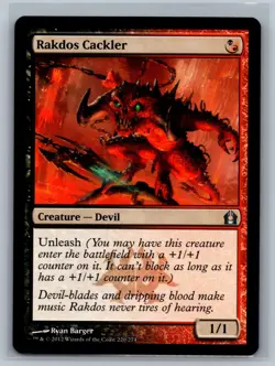 Magic The Gathering Return to Ravnica Rakdos Cackler #220/274 MTG TCG CCG - Image 1