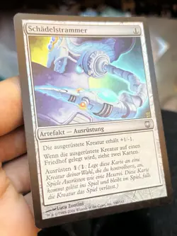 GERMAN OG Foil • Skullclamp • LP/MP • Mirrodin • Mtg (1968) - Image 2