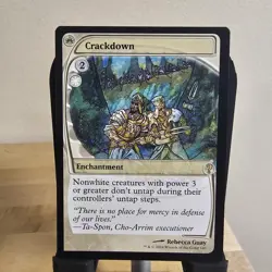 MTG English Crackdown (Future Sight) NM Normal Mystery Booster 2 - Image 1