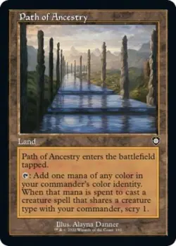 Path of Ancestry - Light Play MTG Commander: The Brothers' War - Image 1