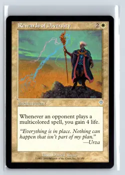 REWARDS OF DIVERSITY - Invasion - MTG Magic the Gathering Card - Uncommon - Image 1