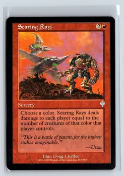 SEARING RAYS - Invasion - MTG Magic the Gathering Card - Uncommon - Image 1