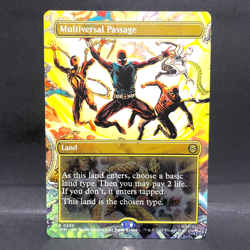2025 MTG MARVEL'S SPIDER-MAN BORDERLESS MULTIVERSAL PASSAGE 0206 (RARE) - Image 1