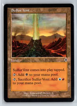SULFUR VENT - Invasion - MTG Magic the Gathering Card - Common - Image 1