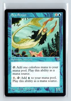 SEA SCRYER - MTG Magic the Gathering Card - Mirage - Common - Image 1