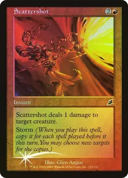 Scourge MTG FOIL Scattershot Magic - Image 1