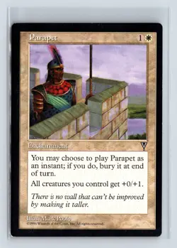PARAPET - MTG Magic the Gathering Card - Visions - Common - Image 1