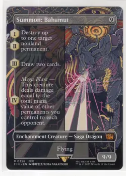 MTG Final Fantasy Mythic #0356 Summon Bahamut - Image 1