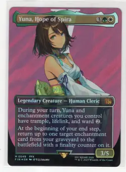 MTG Final Fantasy Surge Foil Mythic #0549 Yuna Hope Of Spira - Image 1