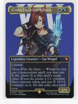 MTG Final Fantasy Commander Foil Mythic #0203 G'raha Tia Scion Reborn - Image 1