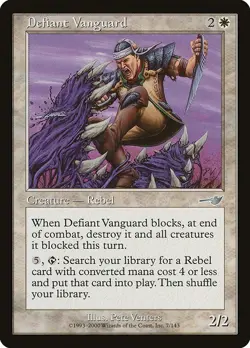 MTG Nemesis --- DEFIANT VANGUARD --- Uncommon! NM! Magic the Gathering! - Image 1
