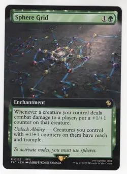 MTG Final Fantasy Commander Rare #0123 Sphere Grid - Image 1