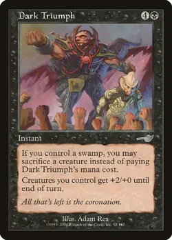 MTG Nemesis --- DARK TRIUMPH --- Uncommon! NM! Magic the Gathering! - Image 3