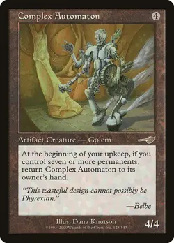 MTG Nemesis --- COMPLEX AUTOMATON --- RARE! NM! Magic the Gathering! - Image 1