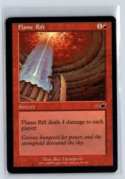 FLAME RIFT - MTG Magic the Gathering Card - Nemesis - Common - Image 1