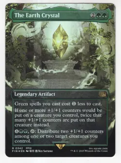 MTG Final Fantasy Foil Rare #0342 The Earth Crystal - Image 1