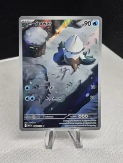 2025 Pokemon Mega Evolutions SNOVER 140/132 Illustration Rare - Image 1