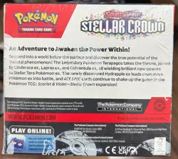 Pokemon TCG SV07: Stellar Crown Booster Box Sealed Scarlet & Violet - Image 2