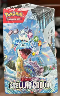 Pokemon TCG SV07: Stellar Crown Booster Box Sealed Scarlet & Violet - Image 3
