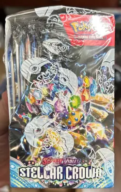 Pokemon TCG SV07: Stellar Crown Booster Box Sealed Scarlet & Violet - Image 4