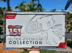 Pokemon 151 Mew Ultra Premium Collection Acrylic Case (ACRYLIC CASE ONLY) UPC - Image 1