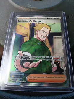 Pokemon Mega Evolution Lt. Surge's Bargain 170/132 Ultra Rare - Image 1