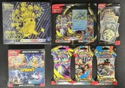 Pokemon LOT-Surging Sparks-ETB &Booster Bundle-Mega Evol & More-READ DESCRIPTION - Image 1