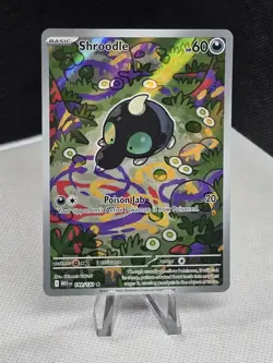 2025 Pokemon Mega Evolutions SHROODLE 149/132 Illustration Rare - Image 1