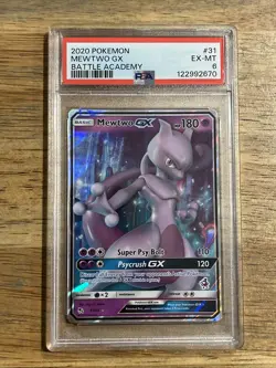 GRADED PSA 6 2020 Pokemon Mewtwo GX Battle Academy #31 - Image 1