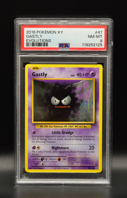 Gastly Pokemon XY 2016 PSA 8 Evolutions 47/108 Newly Graded - Image 1