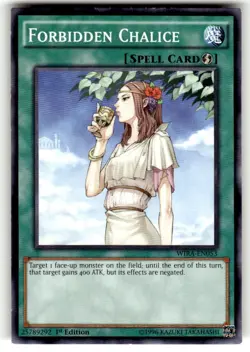 Forbidden Chalice WIRA-EN053 Wing Raiders 1st Edition Common NM Yugioh! - Image 1