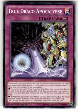 True Draco Apocalypse MACR-EN070 Maximum Crisis-1st Edition Common NM Yugioh! - Image 1