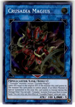Yugioh CYHO-EN042 Crusadia Magius Super Rare 1st Edition NM - Image 1