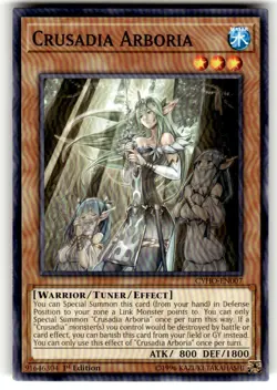 Crusadia Arboria CYHO-EN007 Common NM Unlimited Yugioh - Image 1