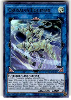 Crusadia Equimax CYHO-EN044 CUltra Rare NM Yugioh 1st Edition - Image 1