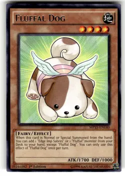 Yugioh! Fluffal Dog - MP15-EN140 - Rare - 1st Edition Near Mint, English - Image 1