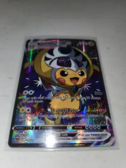Pokemon Lunala Pikachu Cosplay Card Mint - Image 1