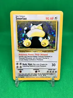 Pokemon TCG Snorlax Jungle Holo Rare Card 11/64 Unlimited LP-/MP Condition - Image 1