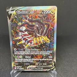 Giratina v Alternate Full Art Holo Card 186/196 Swsh11: Lost Origin Mint Raw - Image 2