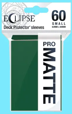 60 ULTRA PRO ECLIPSE SMALL PRO-MATTE FOREST GREEN DECK PROTECTOR Card Sleeves - Image 1
