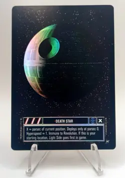 Rare Star Wars SWCCG CCG Death Star Reflections II Foil Card - Image 2