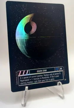 Rare Star Wars SWCCG CCG Death Star Reflections II Foil Card - Image 3