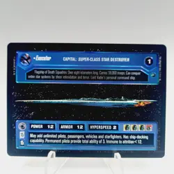 Star Wars SWCCG CCG Super Class Executor Star Destroyer FOIL Decipher Card - Image 1