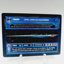 Star Wars SWCCG CCG Super Class Executor Star Destroyer FOIL Decipher Card - Image 2