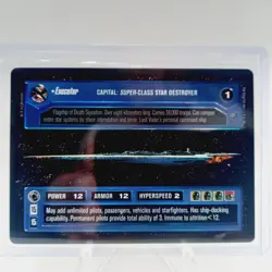 Star Wars SWCCG CCG Super Class Executor Star Destroyer FOIL Decipher Card - Image 5