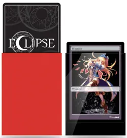 60 Ultra PRO Small Eclipse Gloss Apple Red Deck Protector Card Sleeves - Image 2