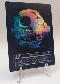 Ultra Rare Star Wars SWCCG CCG Death Star II Reflections II 2000 Foil Card - Image 4