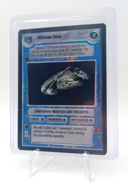 Rare Star Wars SWCCG CCG Millennium Falcon Reflections Foil Card MINT - Image 3