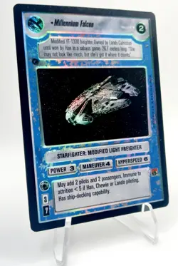 Rare Star Wars SWCCG CCG Millennium Falcon Reflections Foil Card MINT - Image 5